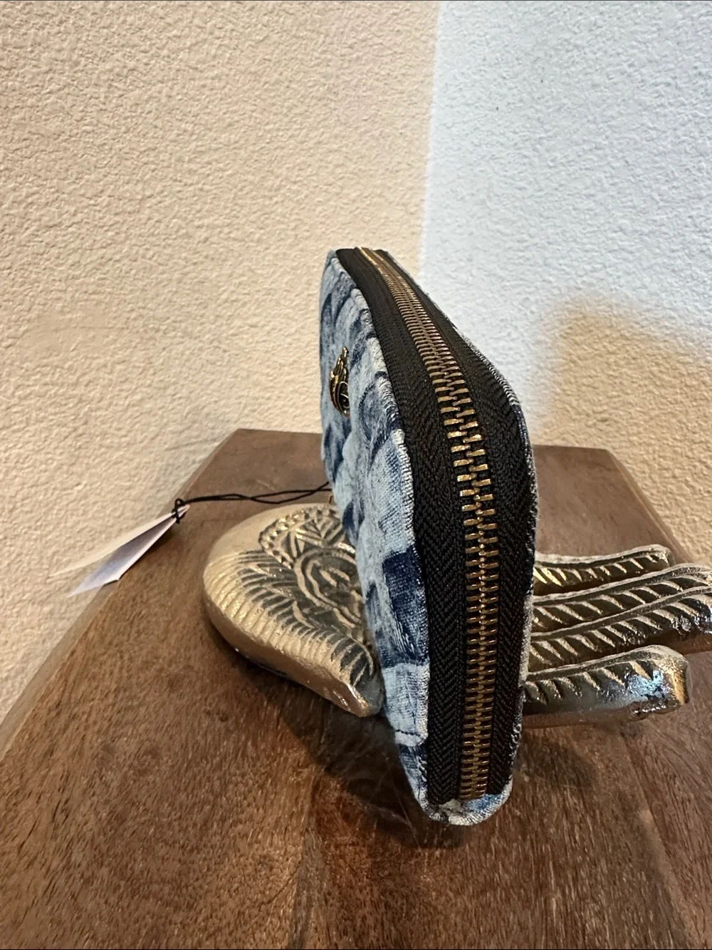 Kurt Geiger London Kensington Denim Wallet New!!!!